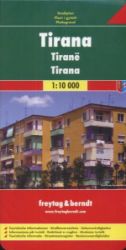Tirana 1:10 000  plán města