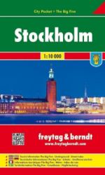 PL 92 CP Stockholm 1:10 000 / kapesní plán města - Města Evropy Stockholm 1:10 000 - Plán města (kapesní)