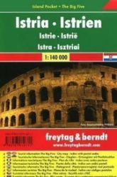 AK 7405 IP Istrie 1:140 000 kapesní lamino - Podle země Istria