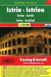 AK 7405 IP Istrie 1:140 000 kapesní lamino - Podle země Istria
