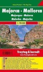 AK 0507 IP Mallorca 1:190 000 kapesní lamino - Podle země Majorca/Mallorca 1:190T/kapesní mapa