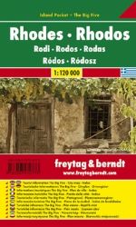 AK 0813 IP Rhodos 1:120 000 / kapesní (lamino) + Velká pětka Řecko AK 0813 IP Rhodos 1:120 000 / kapesní (lamino) + Velká pětka Řecko