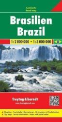 AK 173 Brazílie 1:2 000 000/1:3 000 000 / automapa - Podle země Brasilien/Brazílie, Bolivie, Paraguai 1:2M/3M/mapa