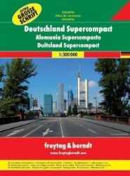 DSCAA SP Německo autoatlas superkompakt 1:300 000 / autoatlas - Mapy Německo Deutschland Supercompact/Německo 1:300T/autoatlas kompakt, spirála, extra velké písmo