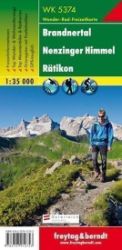 WK 5374 Brandnertal, Nenzinger Himmel, Rätikon 1:35 000 / turistická mapa WK 5374 Brandnertal, Nenzinger Himmel, Rätikon 1:35 000 / turistická mapa