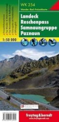 WK 254 Landeck, Reschenpass, Samnaun Group, Paznaun 1:50 000 / turistická mapa - Mapy Rakousko WK 254 Landeck, Reschenpass, Samnaungruppe, Paznaun 1:50.000/mapa