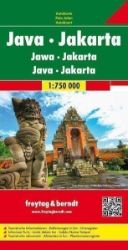 AK 210 Java - Jakarta 1:750 000 / automapa - Podle země Jáva,Jakarta 1:750T/mapa