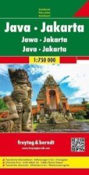 AK 210 Java - Jakarta 1:750 000 / automapa - Podle země Jáva,Jakarta 1:750T/mapa