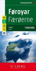 Faerské ostrovy-Foroyar 1:100 000 / automapa - Mapy a průvodci Faerské ostrovy-Foroyar 1:100 000 / automapa