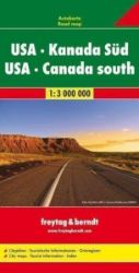 AK 214 USA - jižní Kanada 1:3 000 000 / automapa - Města Ameriky USA,Kanada Süd/USA,Jižní Kanada 1:3M/mapa