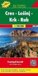 AK 0718 Cres, Lošinj, Krk, Rab 1:100 000 TOP 10 Tip / automapa - Mapy a průvodci Cres,Lošinj,Krk,Rab, nautické informace 1:100T/automapa