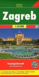 PL 146 Záhřeb 1:20 000 / plán města - Mapy Chorvatsko Zagreb/Záhřeb 1:20 000/Plán města