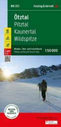 Ötztal 1:50 000 / turistická, cyklistická a rekreační mapa - Mapy Itálie Ötztal 1:50 000 / turistická, cyklistická a rekreační mapa