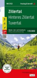 Zillertal 1:35 000 / turistická, cyklistická a rekreační mapa - Mapy Rakousko Zillertal 1:35 000 / turistická, cyklistická a rekreační mapa