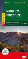 Okolí Innsbrucku 1:35 000 / turistická, cyklistická a rekreační mapa - Mapy Rakousko Okolí Innsbrucku 1:35 000 / turistická, cyklistická a rekreační mapa