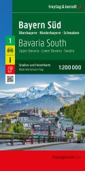 Jižní Bavorsko 1:200 000 / automapa + volnočasová mapa - Mapy Německo Jižní Bavorsko 1:200 000 / automapa + volnočasová mapa
