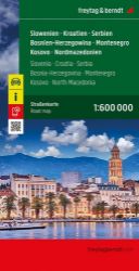Slovinsko - Chorvatsko - Srbsko - Bosna a Hercegovina - Černá Hora - Kosovo - Severní Make - Mapy Chorvatsko Slovinsko - Chorvatsko - Srbsko - Bosna a Hercegovina - Černá Hora - Kosovo - Severní Make