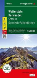 Wetterstein - Karwendel 1:50 000 / turistická, cyklistická a rekreační mapa Wetterstein - Karwendel 1:50 000 / turistická, cyklistická a rekreační mapa