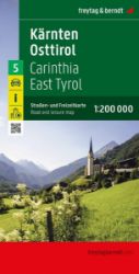 Korutany - Východní Tyrolsko 1:200 000 / automapa + rekreační mapa Korutany - Východní Tyrolsko 1:200 000 / automapa + rekreační mapa