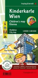 Vídeň 1:40 000 / dětská mapa města - Mapy Rakousko Vídeň 1:40 000 / dětská mapa města