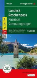 Landeck - Reschenpass 1:50 000 / turistická, cyklistická a rekreační mapa Landeck - Reschenpass 1:50 000 / turistická, cyklistická a rekreační mapa