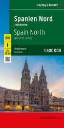 Severní Španělsko – Camino de Santiago 1:400 000 / automapa - Mapy Španělsko Severní Španělsko – Camino de Santiago 1:400 000 / automapa