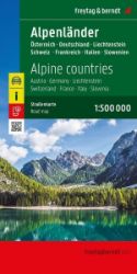Alpské země 1:500 000 / silniční mapa - Mapy Německo Alpské země 1:500 000 / silniční mapa