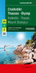 Chalkidiki - Thasos - Olympus 1:150 000 / automapa a rekreační mapa - Mapy a průvodci Chalkidiki - Thasos - Olympus 1:150 000 / automapa a rekreační mapa