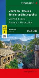 Slovinsko - Chorvatsko - Bosna a Hercegovina 1:500 000 / automapa
