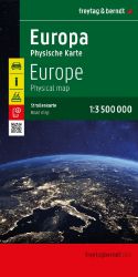 Evropa 1:3 500 000 / silniční mapa (fyzická)