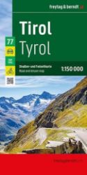 Tyrolsko 1:150 000 / automapa + volnočasová mapa Tyrolsko 1:150 000 / automapa + volnočasová mapa