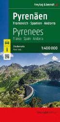 Pyreneje 1:400 000 / automapa Pyreneje 1:400 000 / automapa