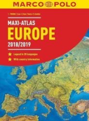 Europe 2018/19 maxi atlas 1:750 000 - Mapy a průvodci Europe 2018/19 maxi atlas 1:750 000