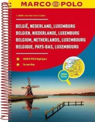 BeNeLux / autoatlas (spirála) 1:200 000 - Mapy Benelux BeNeLux / atlas Spirála 1:200 MD