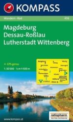 Magdeburg, Dessau-Roßlau, Lutherstadt Wittenberg 1:50 000 / turistická mapa s cyklotrasami Magdeburg, Dessau-Roßlau, Lutherstadt Wittenberg 1:50 000 / turistická mapa s cyklotrasami