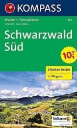 Schwarzwald Süd 1:50 000 / sada 2 turistických map KOMPASS 887 Schwarzwald Süd 1:50 000 / sada 2 turistických map KOMPASS 887
