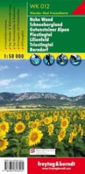 WK 012 Hohe Wand, Schneebergland, Gutensteinské Alpy, Piestingtal, Lilienfeld, Triestingta - Mapy Alpy WK 012 Hohe Wand, Schneebergland, Gutensteiner Alpen, Piestingtal, Lilienfeld, Triestingtal, Berndorf 1:50 000/mapa