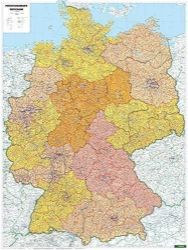 PLK DP Německo PSČ plano 1:700 000 PLK DP Německo PSČ plano 1:700 000