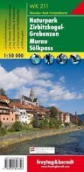 WK 211 Murau, Scheifling, Grebe 1:50 000 / turistická mapa - Mapy a průvodci WK 211 Naturpark Zirbitzkogel-Grebenzen, Murau, Sölkpass, Wanderkarte 1:50.000/mapa