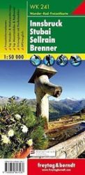 WK 241 Innsbruck-Stubai-Sellrain 1:50 000 / turistická mapa - Podle země WK 241 Innsbruck-Stubai-Sellrain, Brennen 1:50 000/mapa