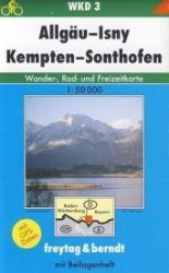 WKD 3 Allgäu, Isny, Kempten, Sont 1:50 000 / turistická mapa - Cestování WKD 3 Allgäu,Isny,Kempten,Sont 1:50 000/mapa