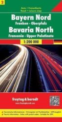 AK 0203 Bavorsko sever, střed 1:200 000 / automapa - Mapy Německo Bayern Nord & Mitte/Bavorsko-sever,střed 1:200T/automapa