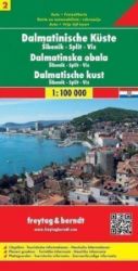 AK 0704 Dalmatské pobřeží 1:100.000 (Šibenik - Split - Vis, list 2) / automapa + rekreační - Mapy Chorvatsko Dalmatinische Küste, Šibenik -Split -Vis/Dalmátské pobřeží ,Šibenik,Split,Vis 1:100T/automapa