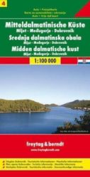 AK 0706 Pobřeží střední Dalmácie List 4, Mljet - Međugorje - Dubrovník 1:100 000 / automap
