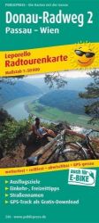 Dunajská cyklostezka 2, Pasov-Vídeň 1:50 000 / cyklistická mapa Dunajská cyklostezka 2, Pasov-Vídeň 1:50 000 / cyklistická mapa