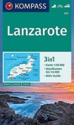 Lanzarote 1:50 000 / turistická mapa KOMPASS 241