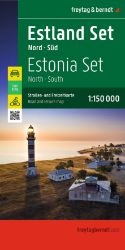 Estonsko - sever a jih 1:150 000 / silniční mapa - neuveden - Mapy a průvodci Estonsko - sever a jih 1:150 000 / silniční mapa