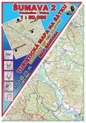 Šumava 2 Prachatice - Volary Šátek s mapou Šumava 2 Prachatice - Volary Šátek s mapou