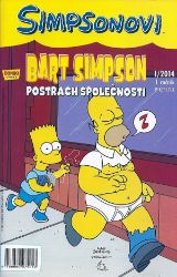 Simpsonovi - Bart Simpson 1/2014 - Postrach společnosti - Matt Groening - Dětský komiks Simpsonovi Simpsonovi - Bart Simpson 1/2014 - Postrach společnosti