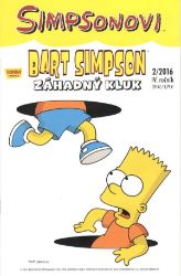 Simpsonovi - Bart Simpson 2/2016 - Záhadný kluk - Matt Groening - Dětský komiks Simpsonovi Simpsonovi - Bart Simpson 2/2016 - Záhadný kluk